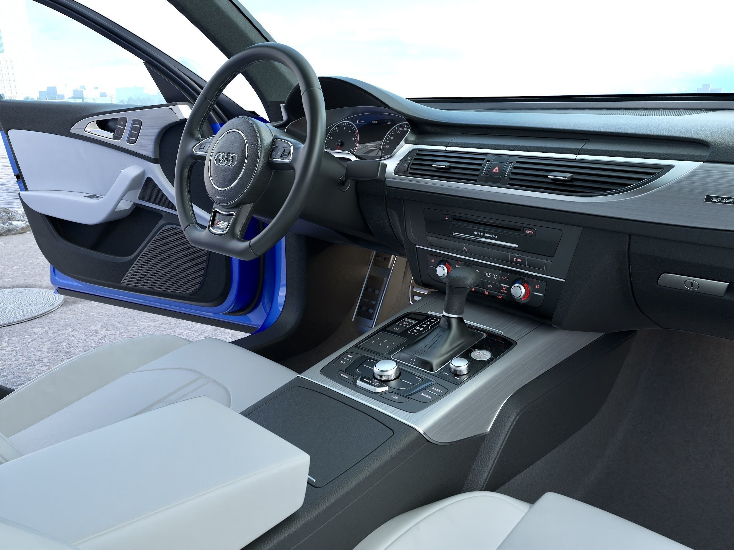 Audi S6 Avant 2016 3D model_9