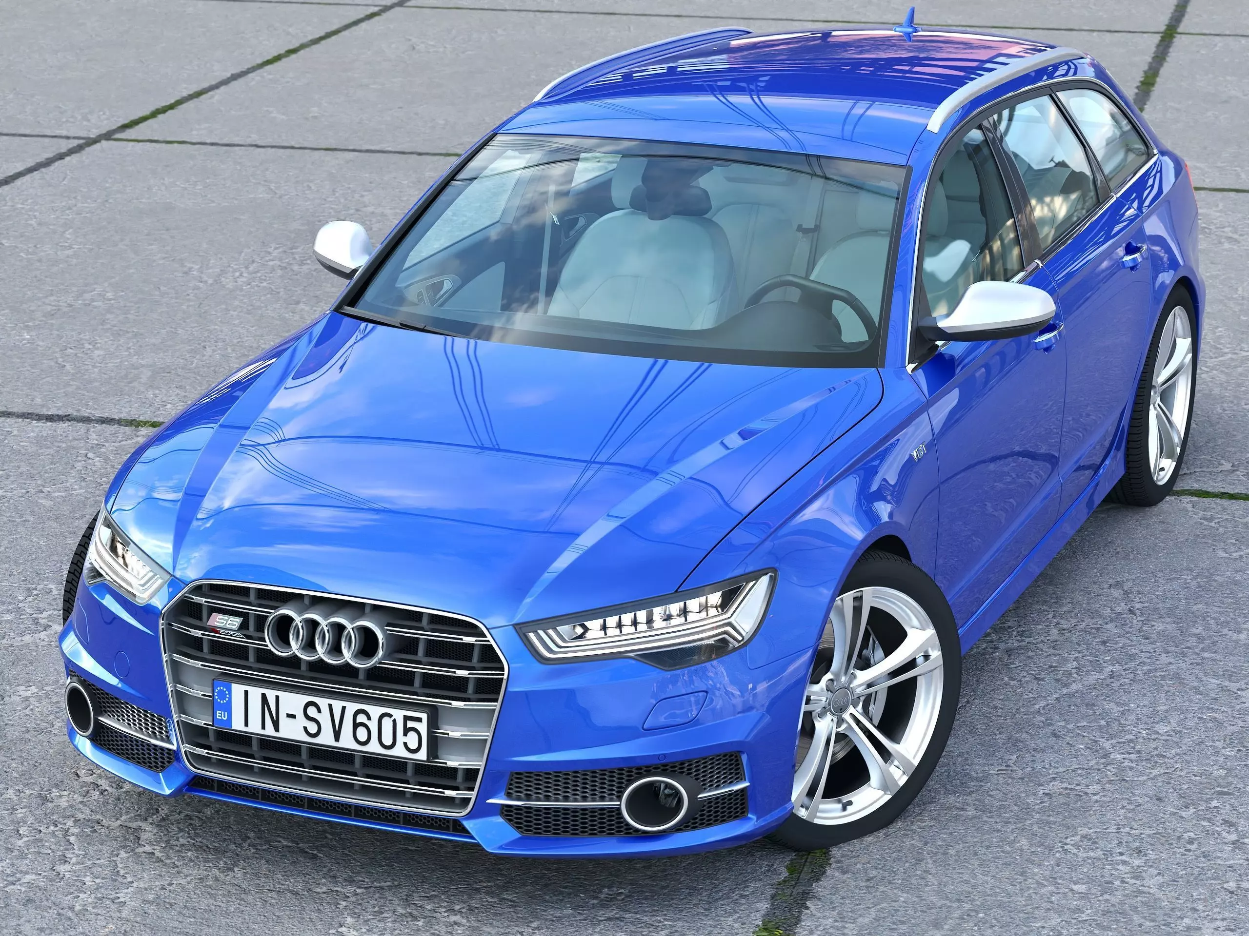 Audi S6 Avant 2016 3D model_0