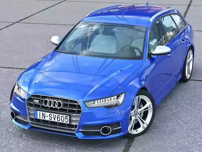 Audi S6 Avant 2016 3D model