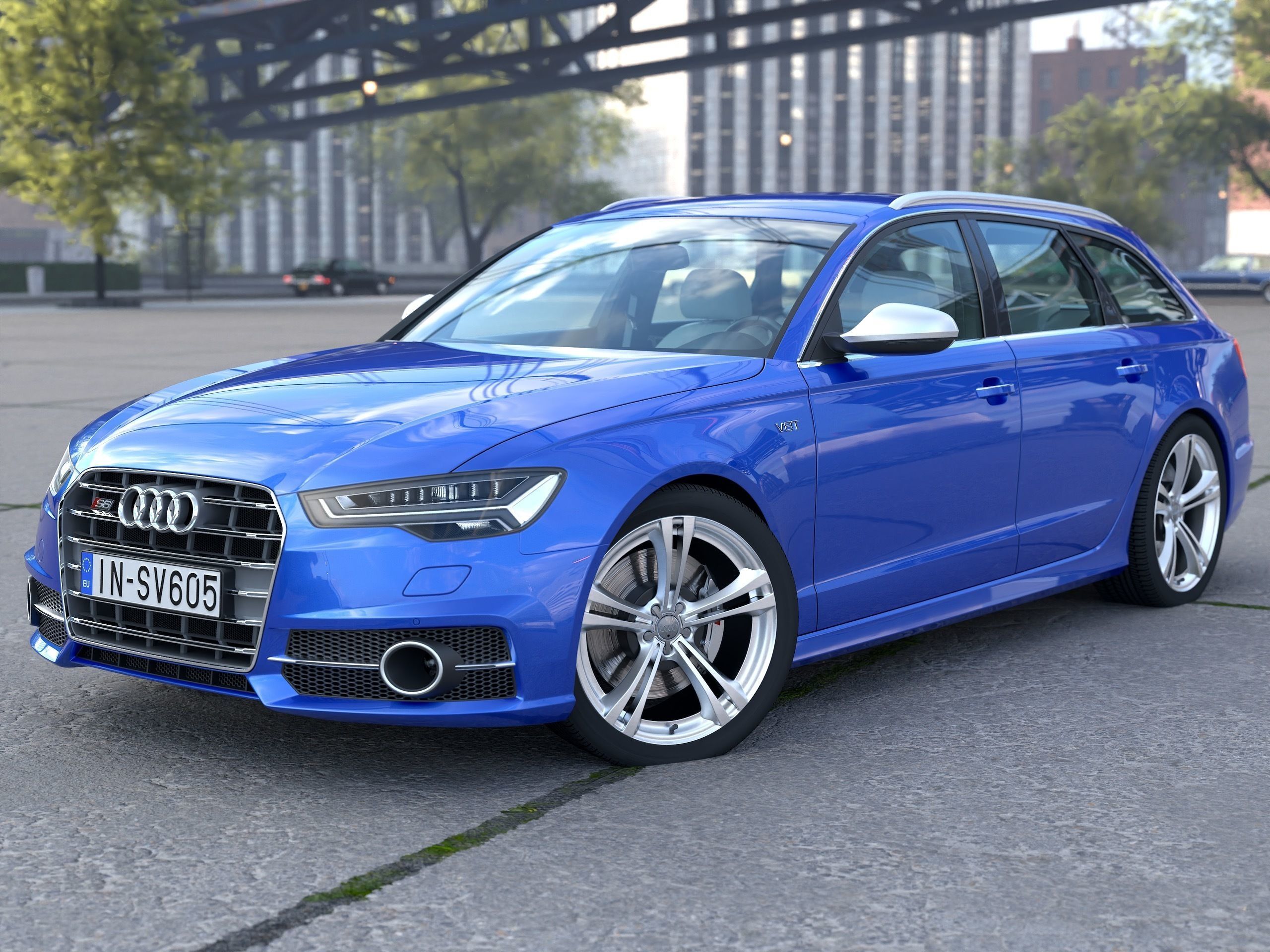 Audi S6 Avant 2016 3D model_5