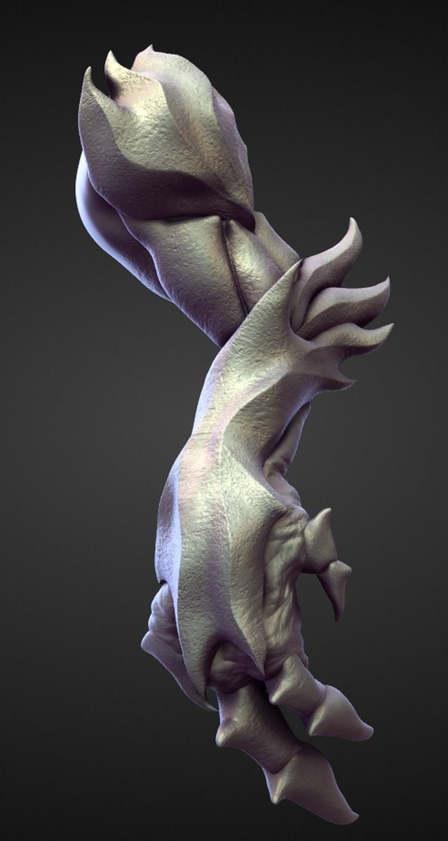 45 ARMS high poly sculpts 3D model_22