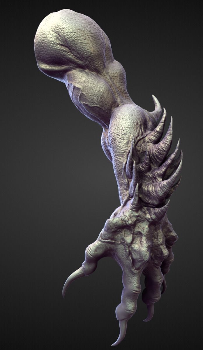 45 ARMS high poly sculpts 3D model_3