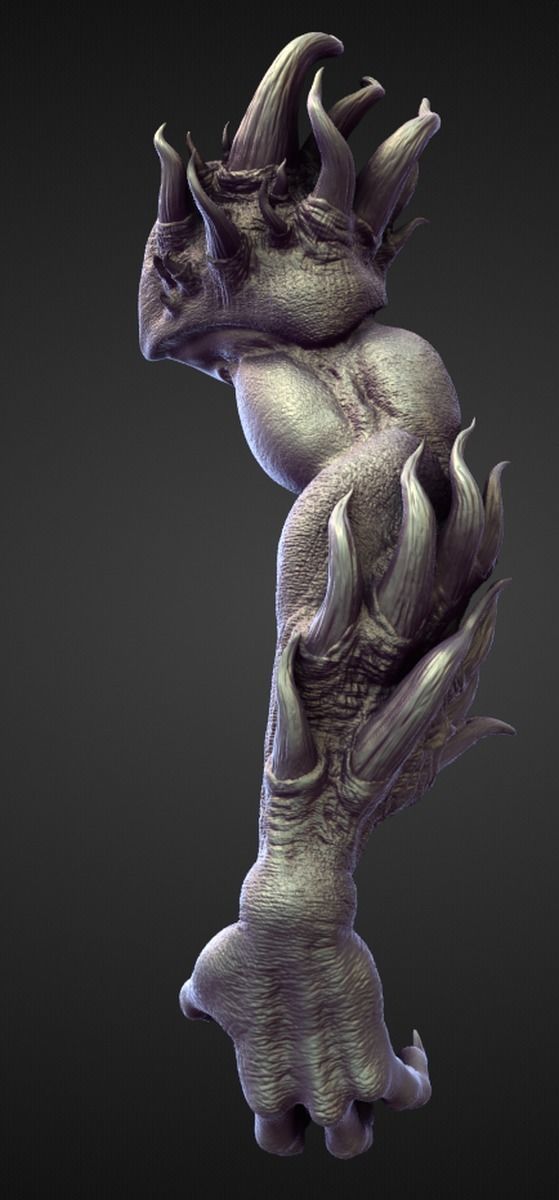 45 ARMS high poly sculpts 3D model_6