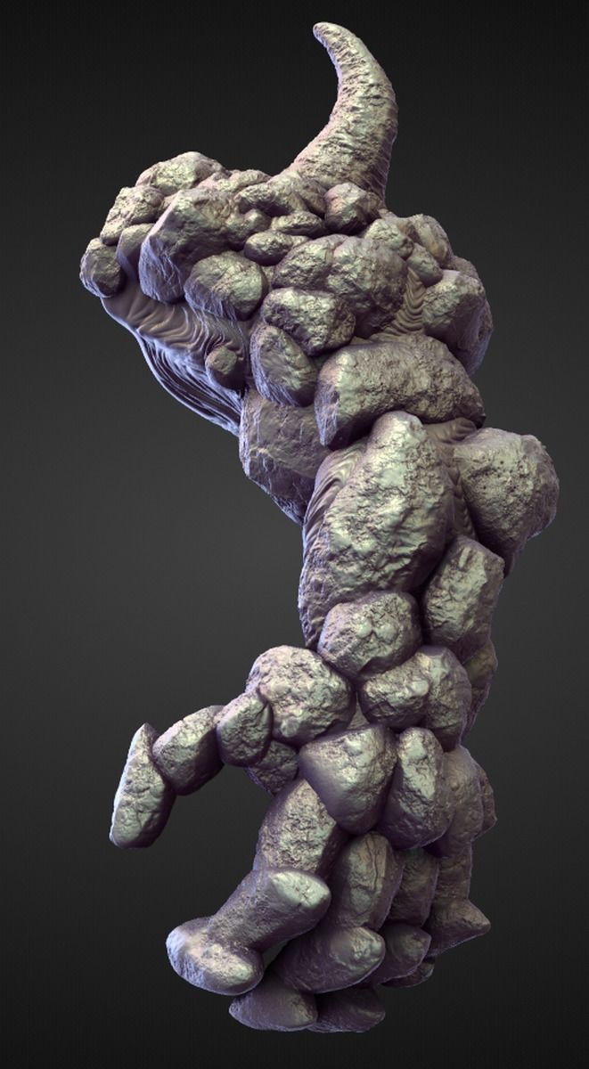 45 ARMS high poly sculpts 3D model_8