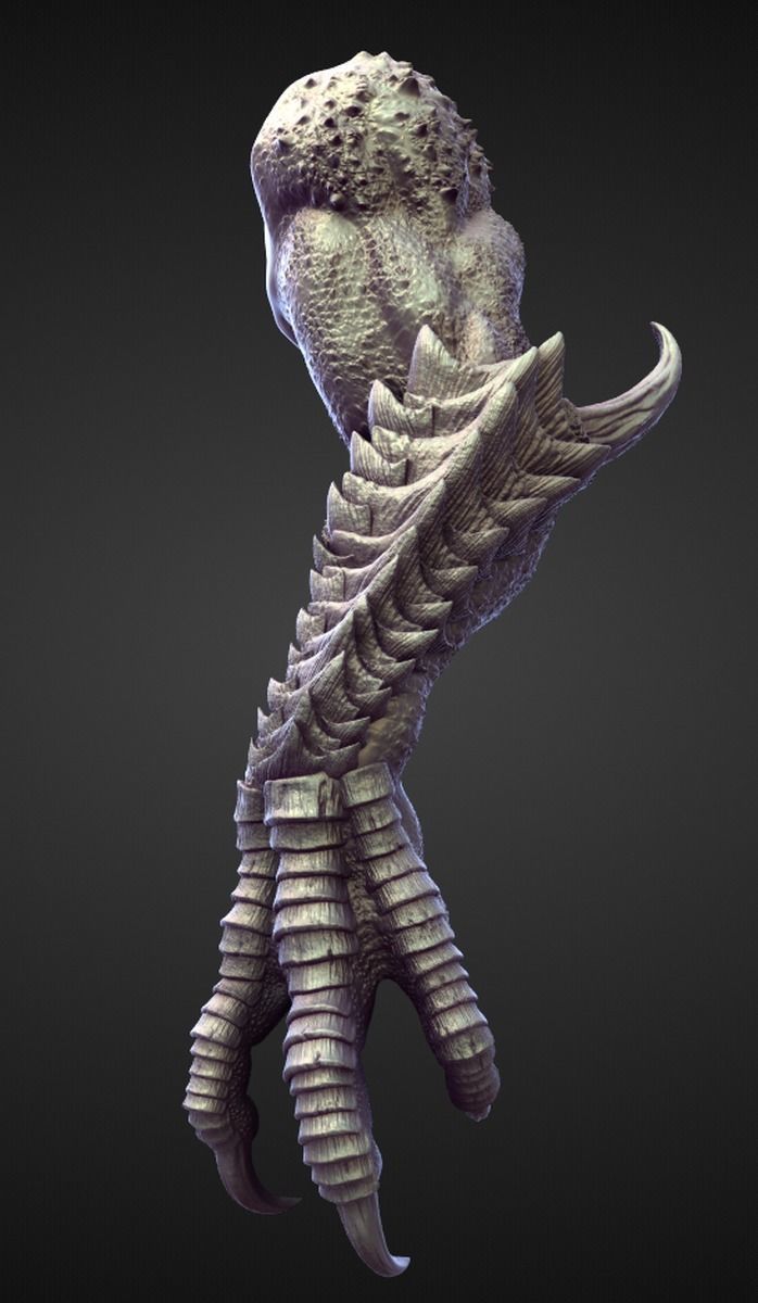 45 ARMS high poly sculpts 3D model_17