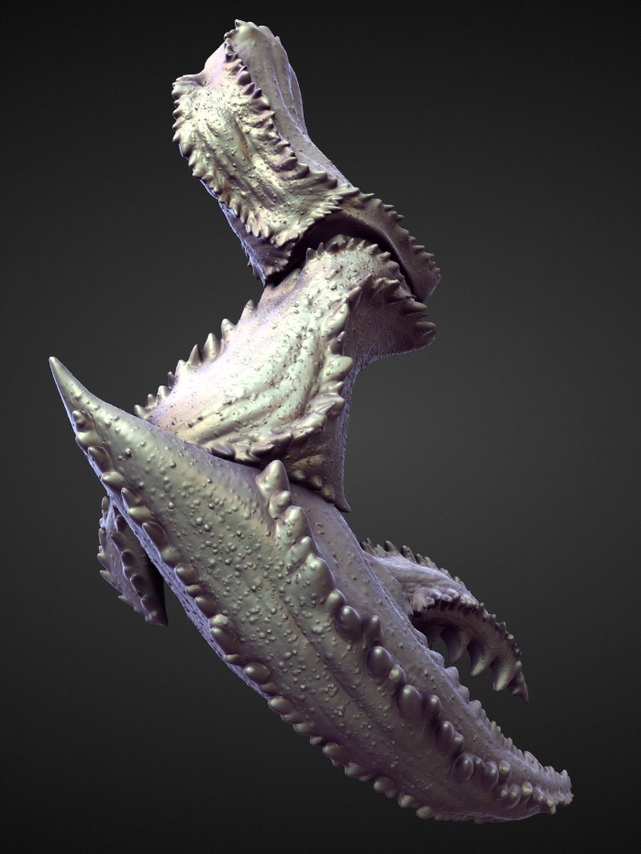 45 ARMS high poly sculpts 3D model_14