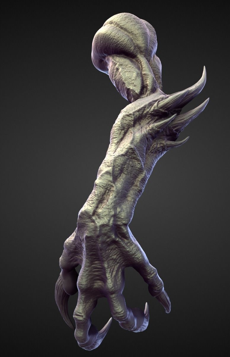 45 ARMS high poly sculpts 3D model_7