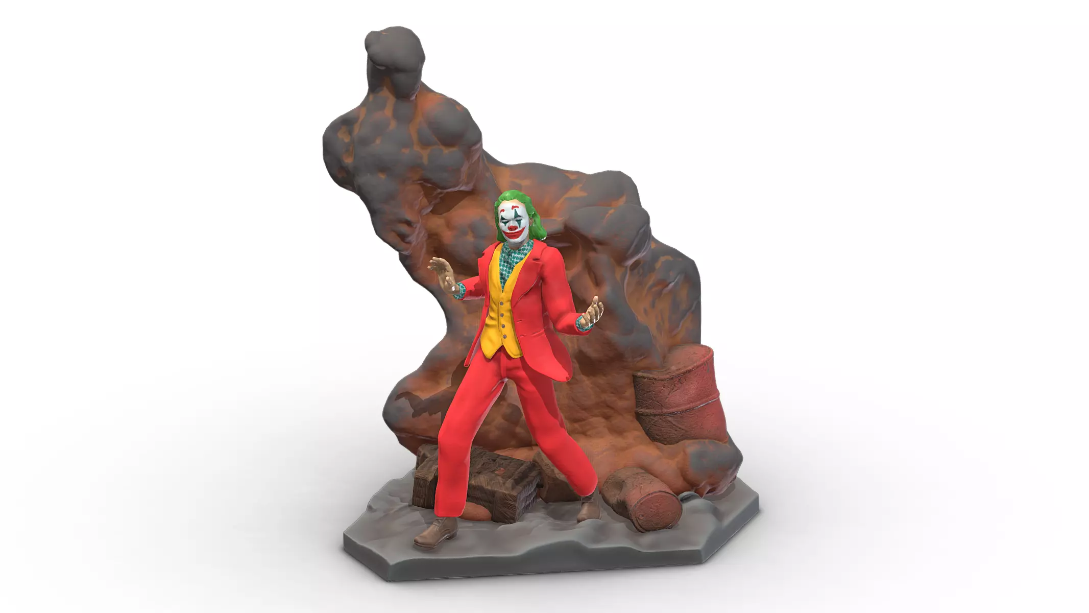 Joker figurine 3D print model