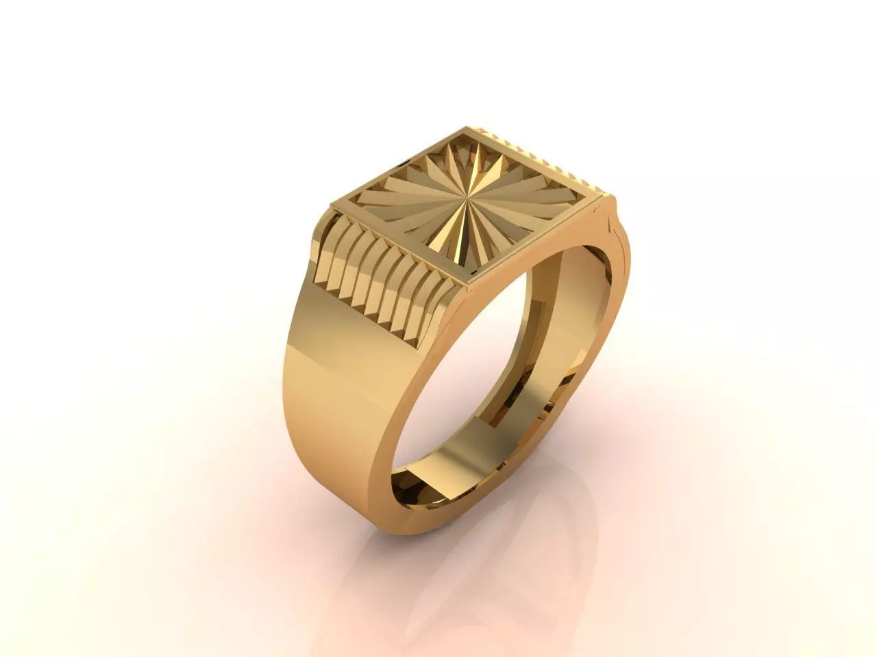 Gents Ring - Mens Ring STL READY FILES With 3DM Files 3D model 3D print model_0