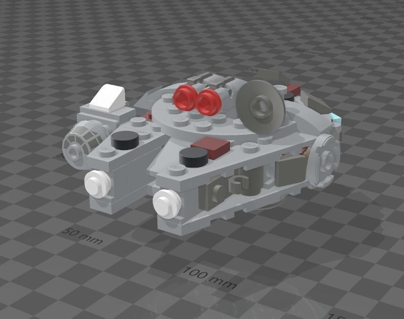 LEGO STAR WARS MILLENIUM FALCON MICROFIGHTER 75295 3D model_1