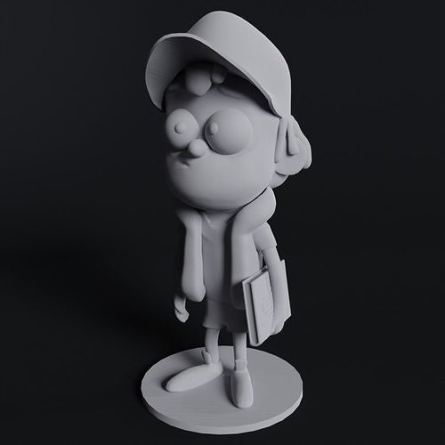 Gravity Falls - Dipper Pines Free 3D print model