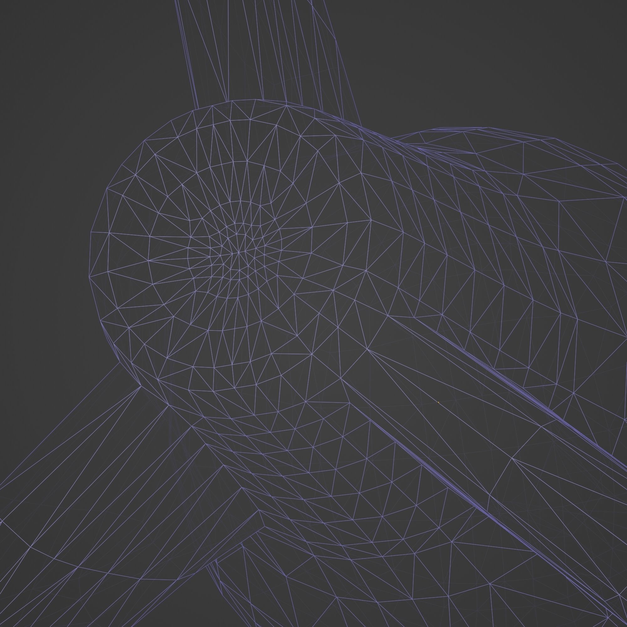 Nuclear Atom Bomb in Steampunk Style Low-poly 3D model_18