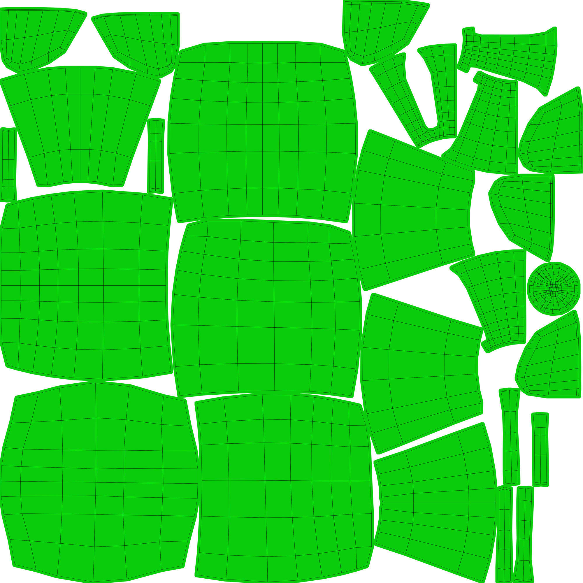 Nuclear Atom Bomb in Steampunk Style Low-poly 3D model_19