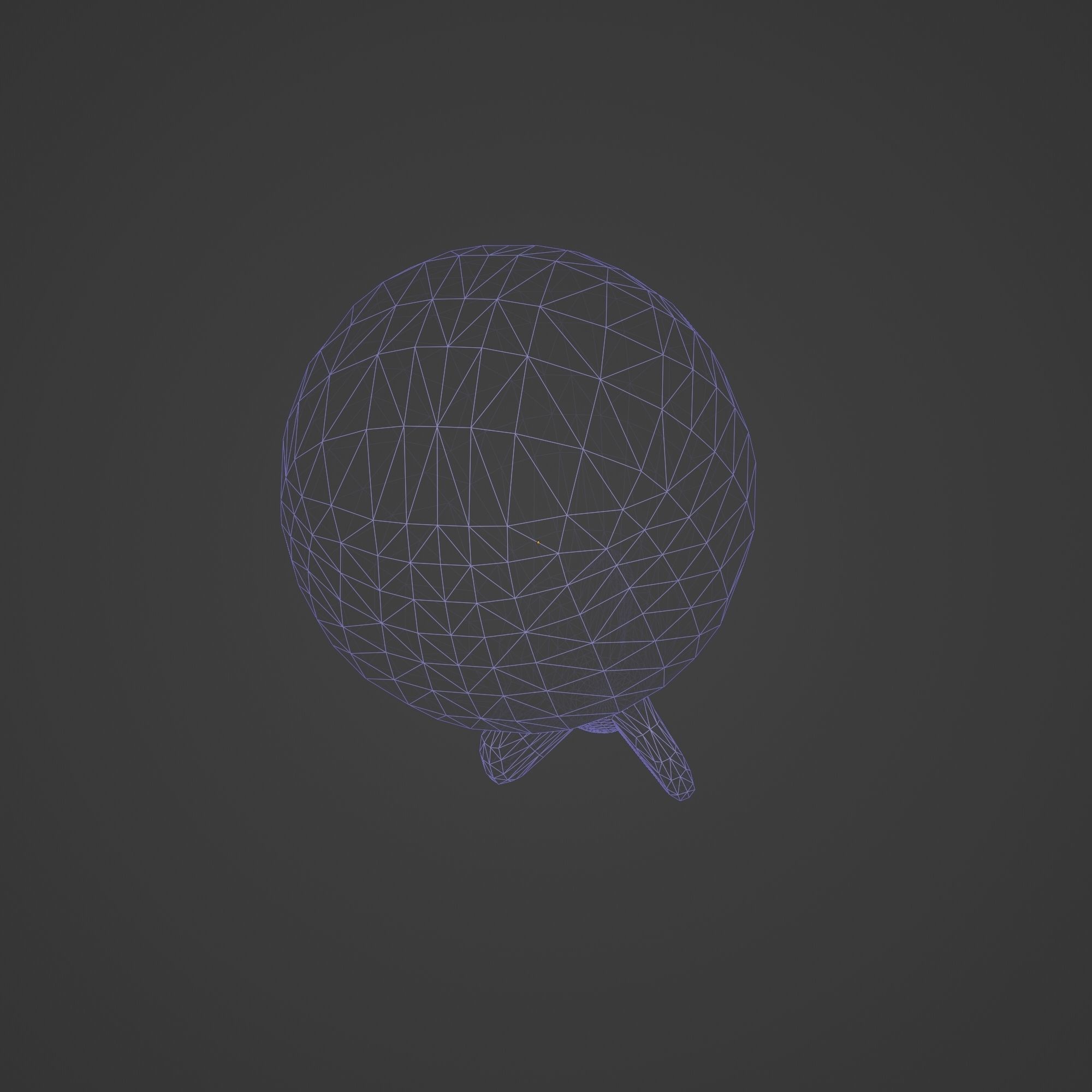 Nuclear Atom Bomb in Steampunk Style Low-poly 3D model_12