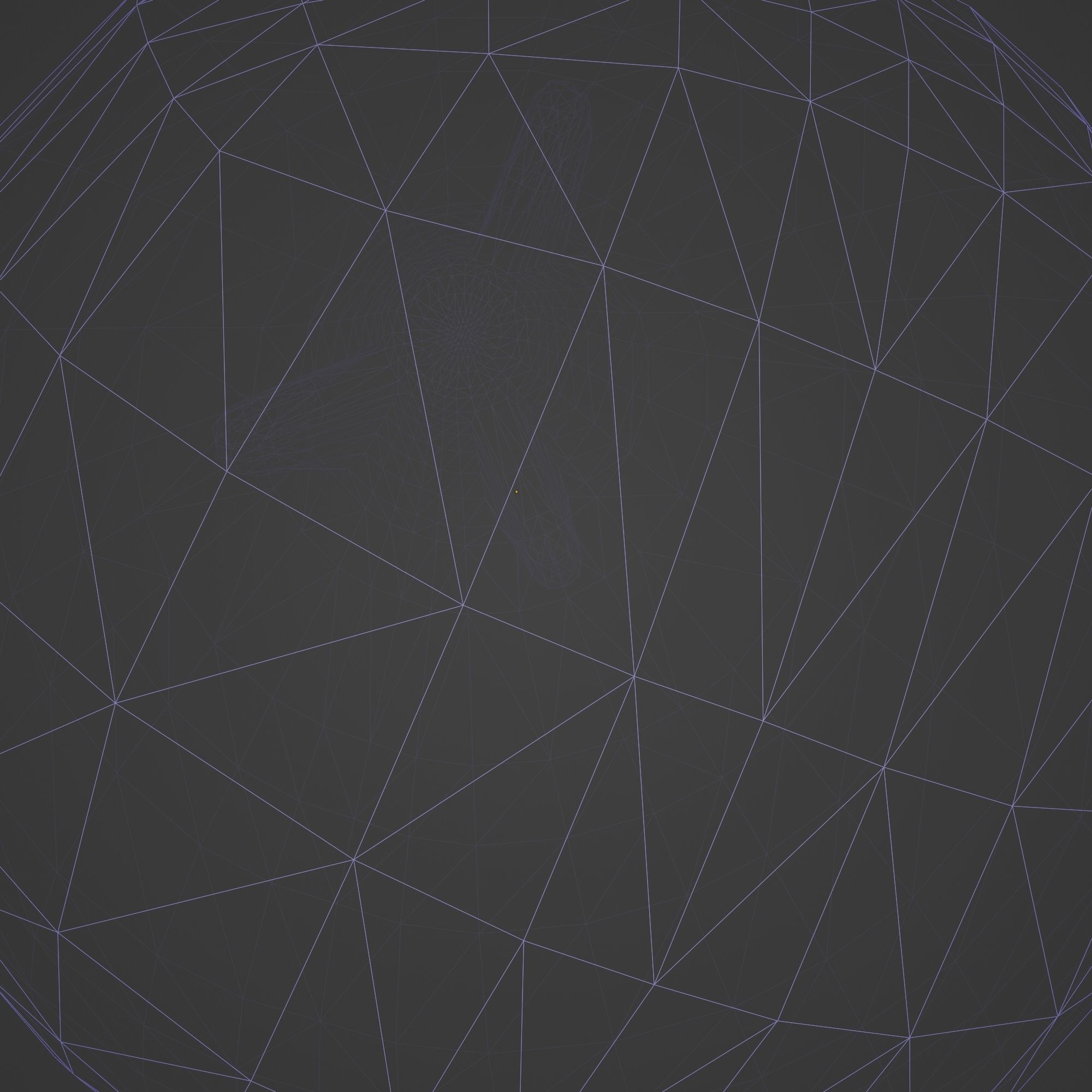 Nuclear Atom Bomb in Steampunk Style Low-poly 3D model_15