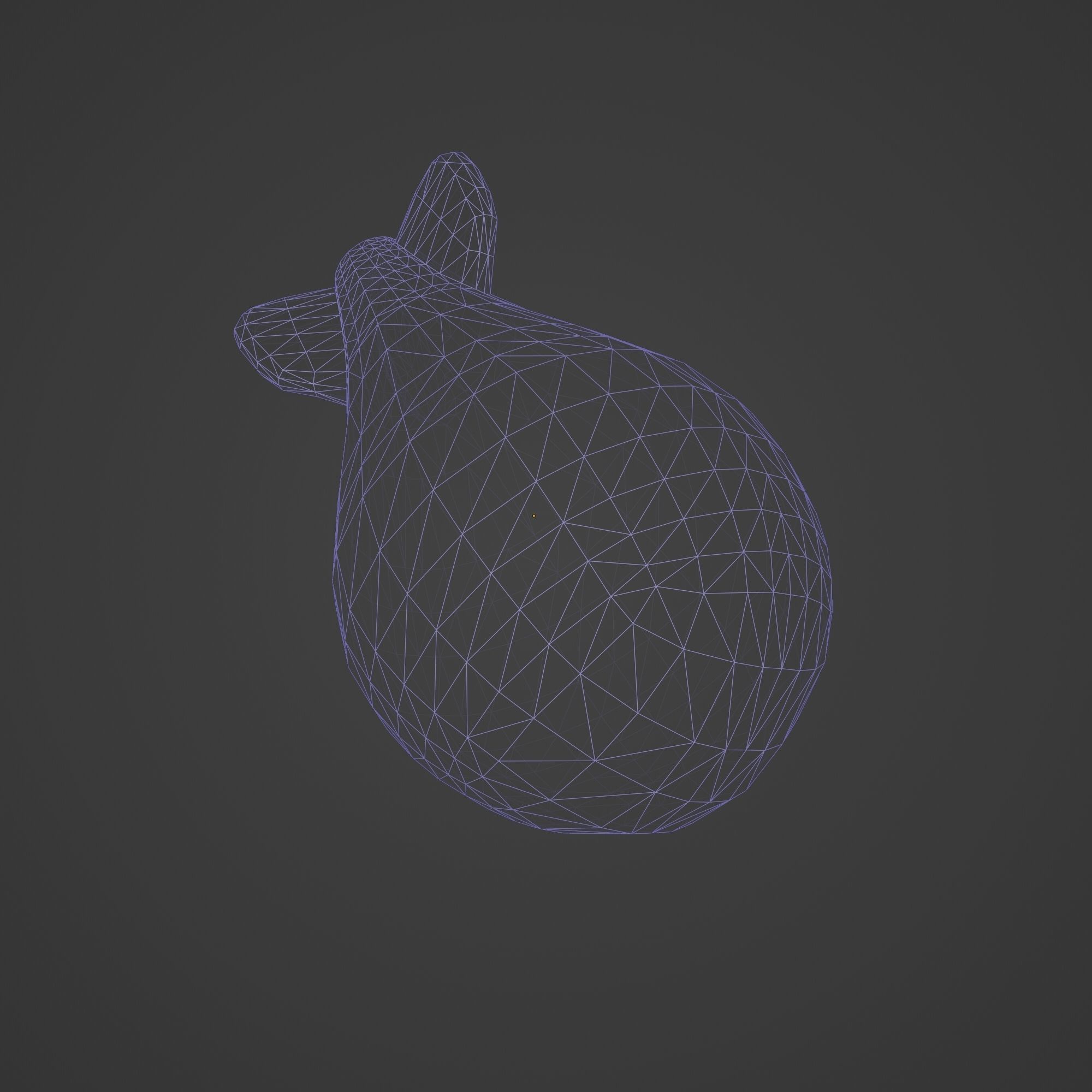 Nuclear Atom Bomb in Steampunk Style Low-poly 3D model_3