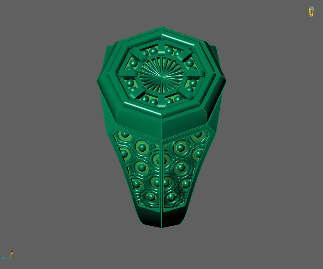 Gents Ring - Mens Ring STL READY FILES With 3DM Files 3D model 3D print model_3