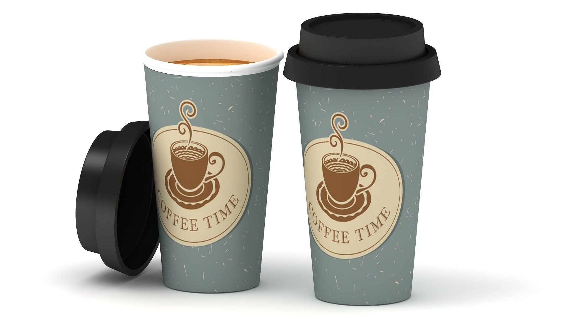  Paper Coffee Cup 3D model_2