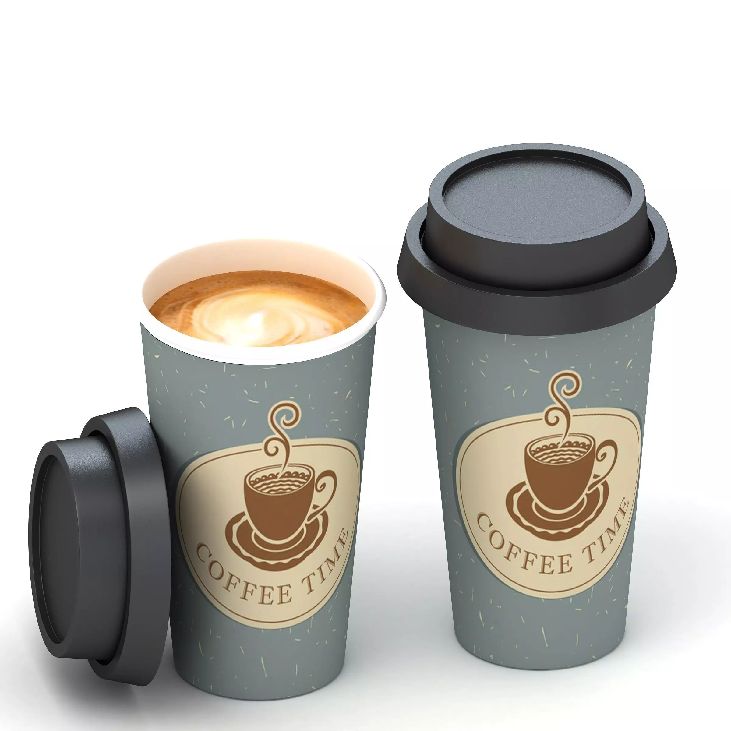  Paper Coffee Cup 3D model_0
