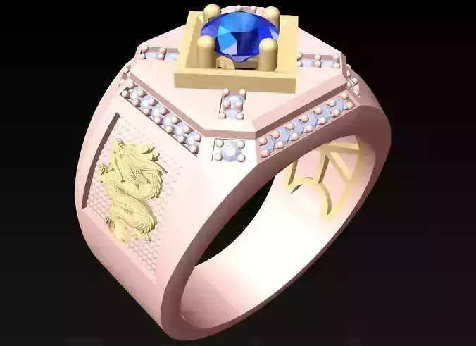 Dragon Ring - Mens Ring - N6300