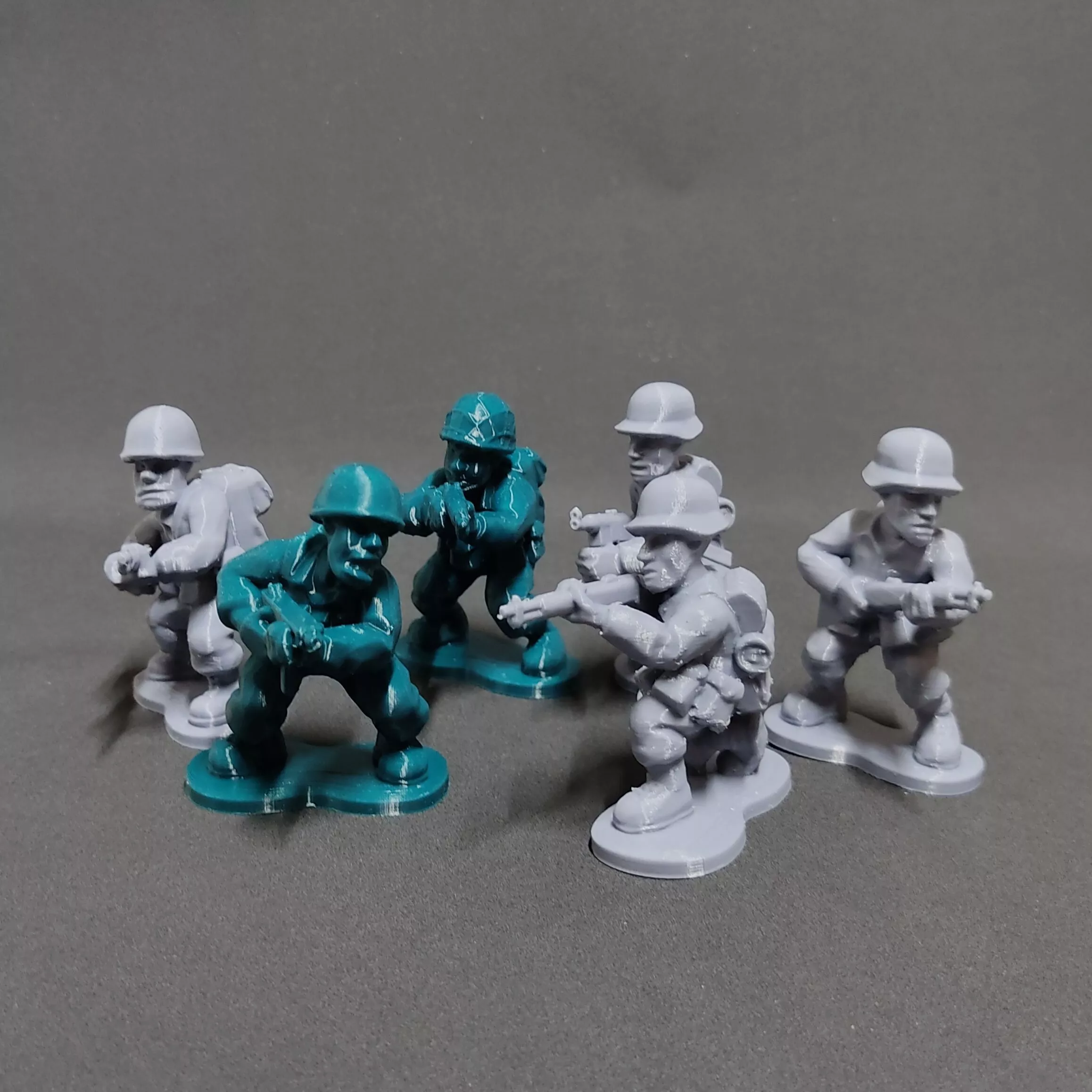 WW2 armymen 3D print model