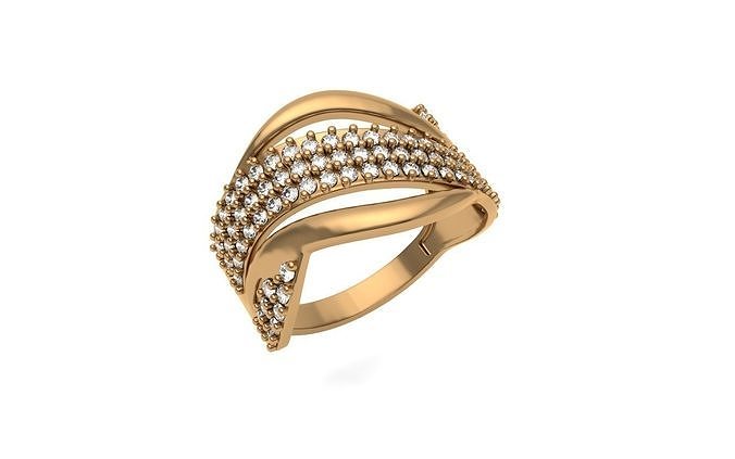 Fully printable ring model 007 3D print model