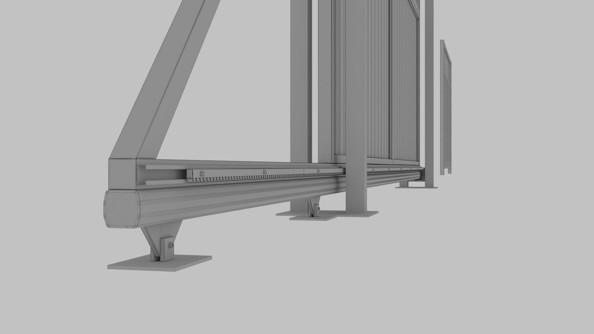 sliding gates 3D model_5