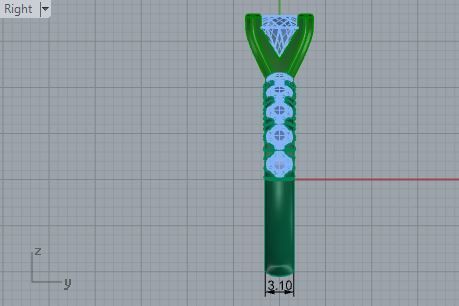 Signet  ring 2846 3D print model 3D print model_6