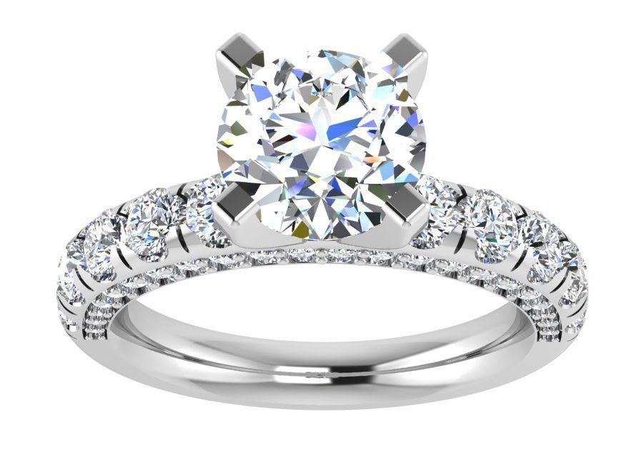 Signet  ring 2846 3D print model 3D print model_2