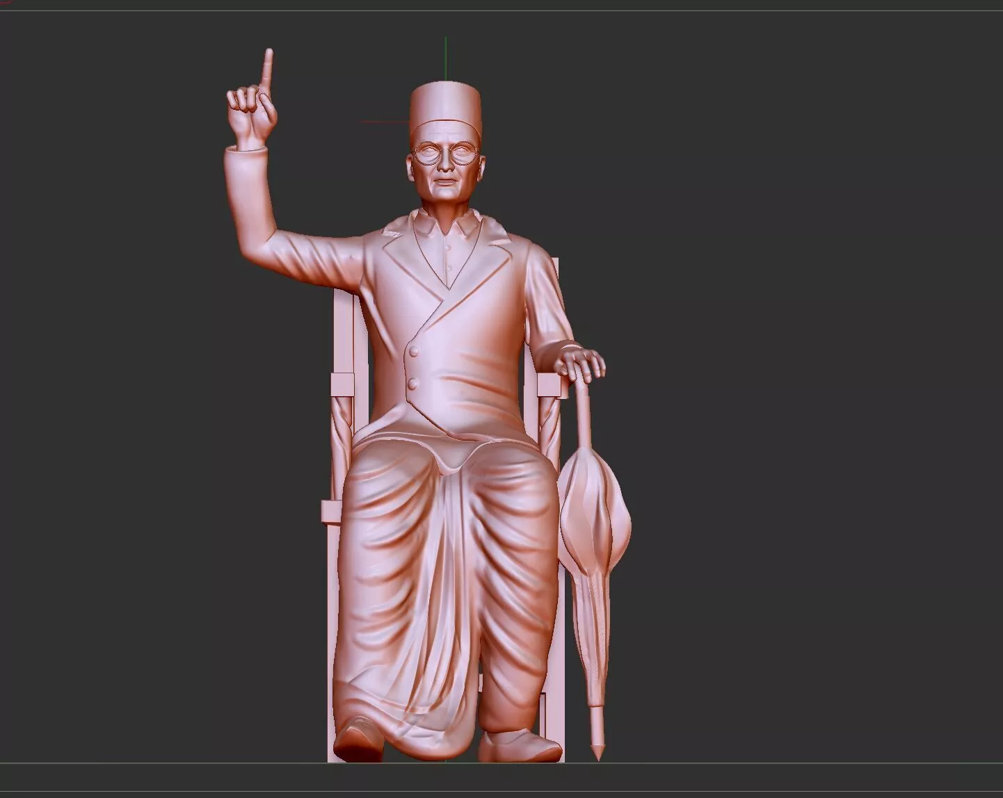 Male statue 3D print model
