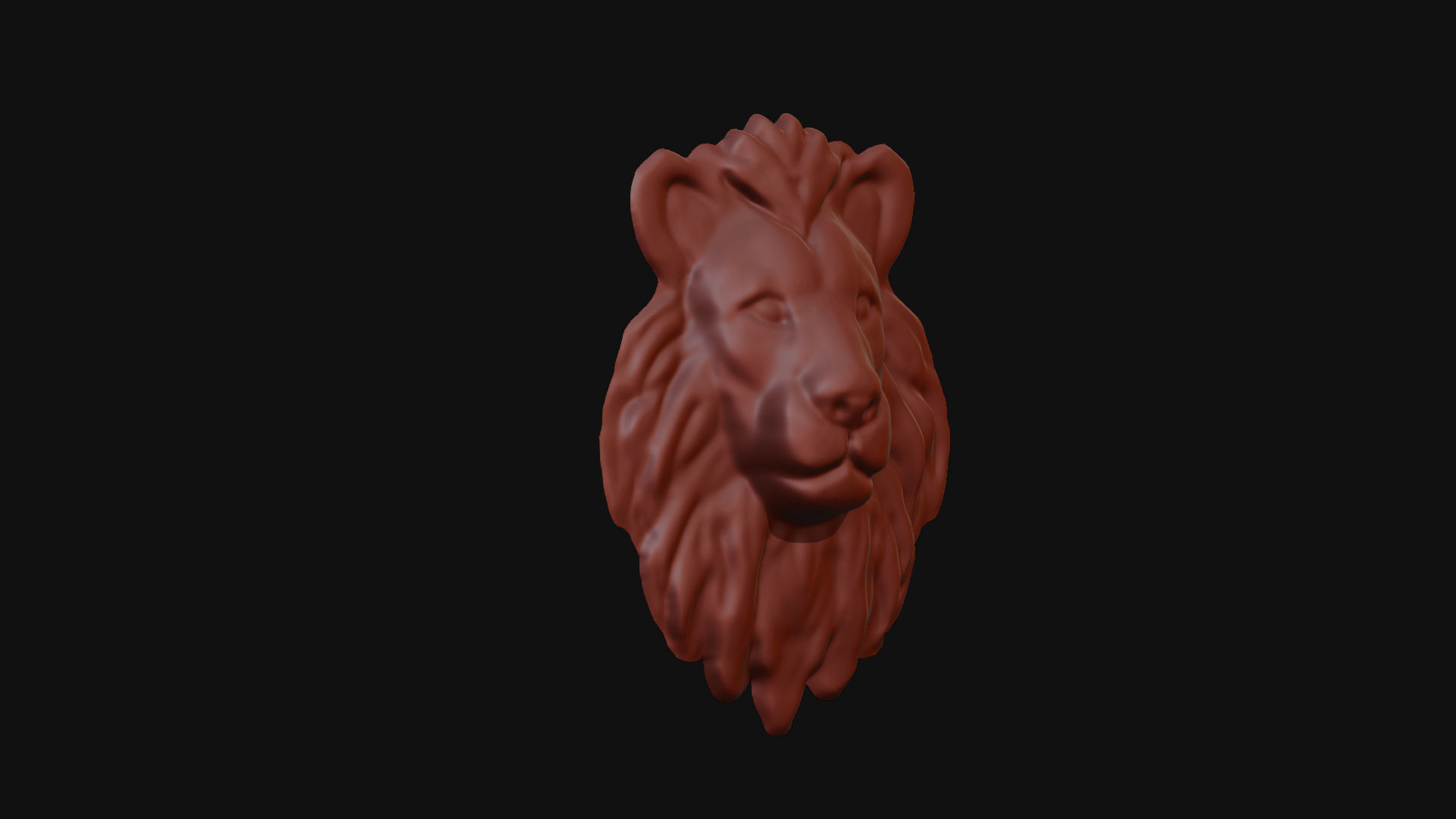 Lion Art CNC- ArtCam 3D print model_6