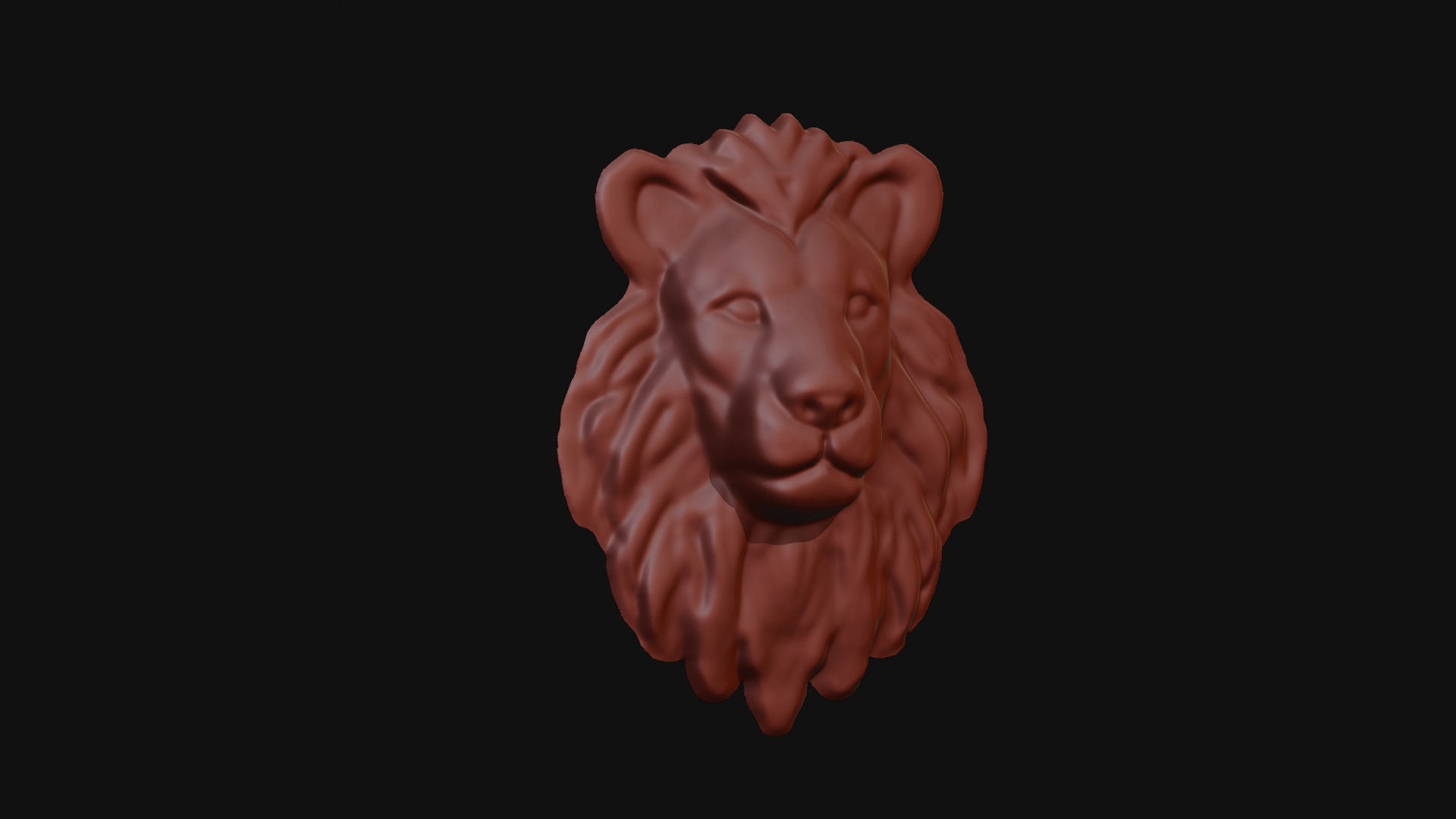 Lion Art CNC- ArtCam 3D print model_5