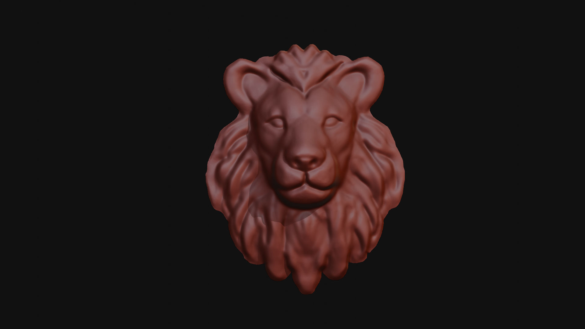 Lion Art CNC- ArtCam 3D print model_4