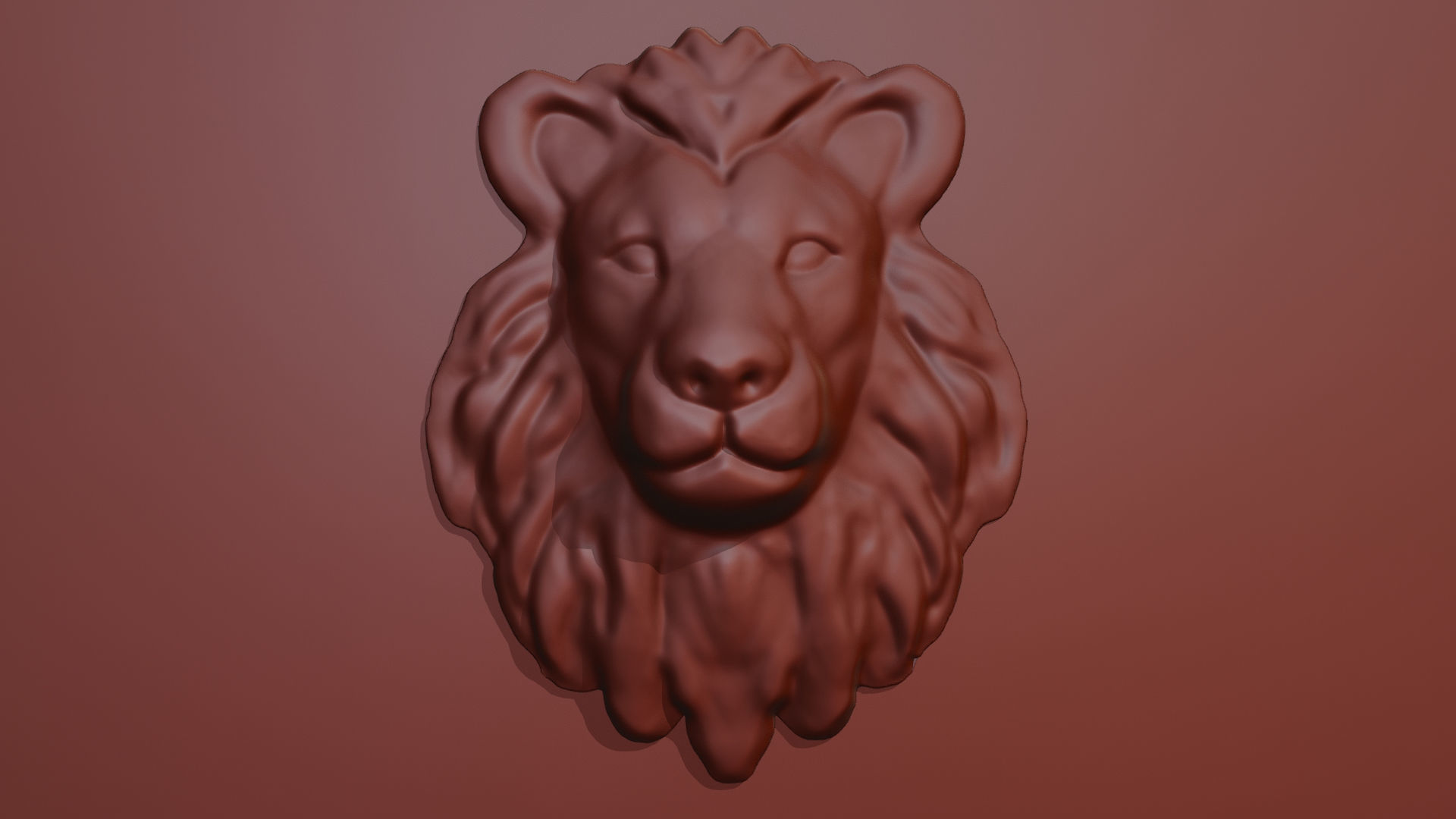 Lion Art CNC- ArtCam 3D print model_10
