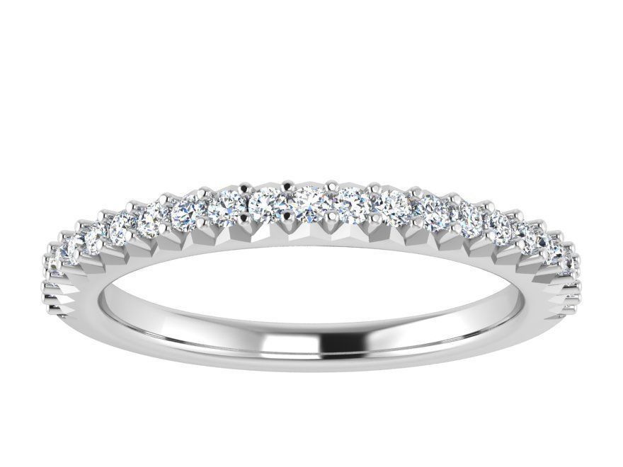 Nice round diamond ring 2850 3D print model 3D print model_2