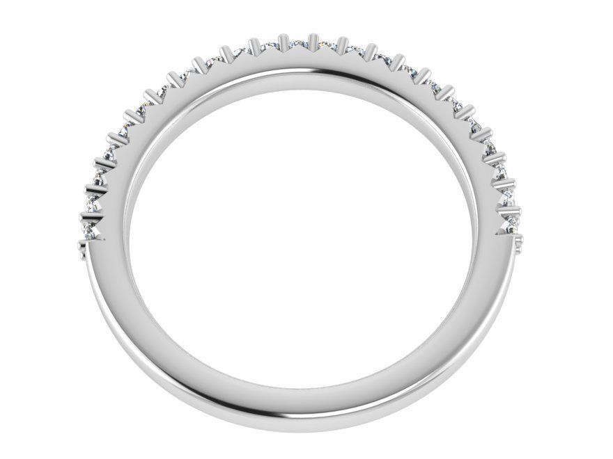 Nice round diamond ring 2850 3D print model 3D print model_3