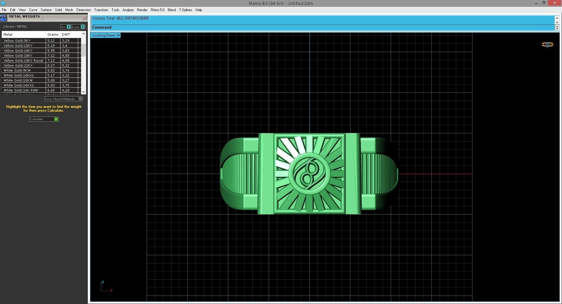 Gents Ring - Mens Ring STL READY FILES With 3DM Files 3D model 3D print model_5