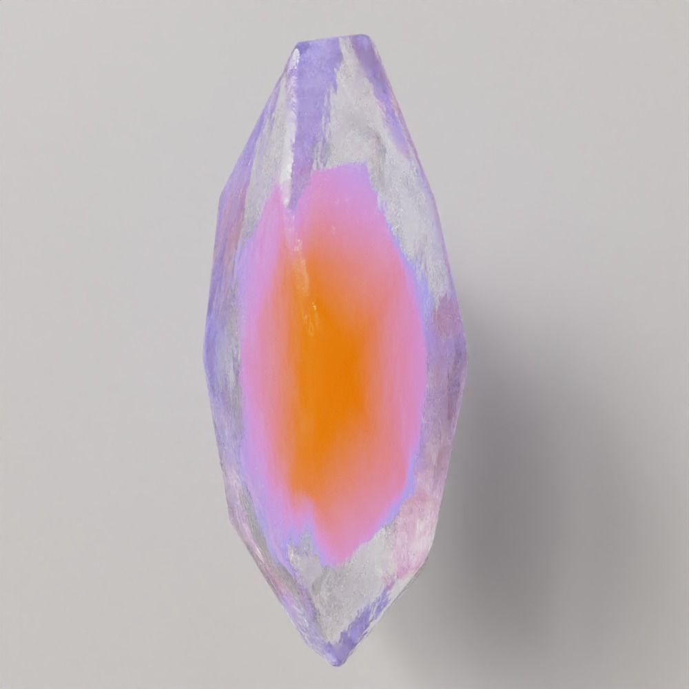 Crystal 3D model_1