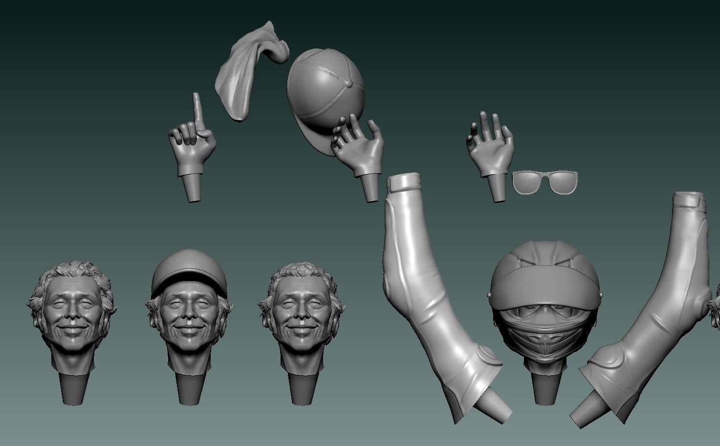 Valentino Rossi Champion 3D print model_12