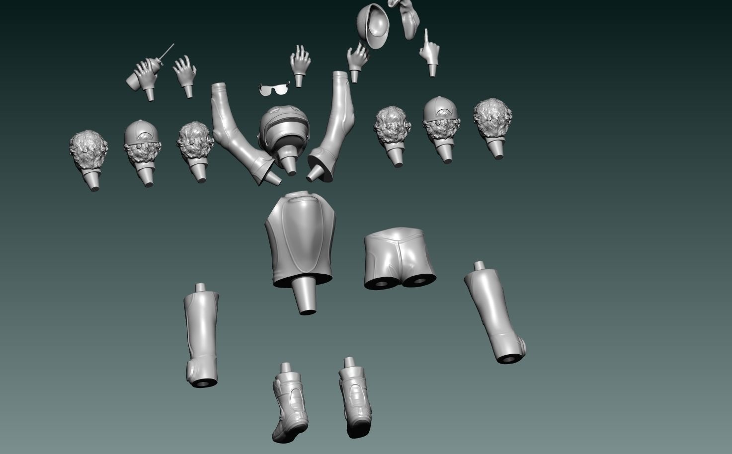 Valentino Rossi Champion 3D print model_9