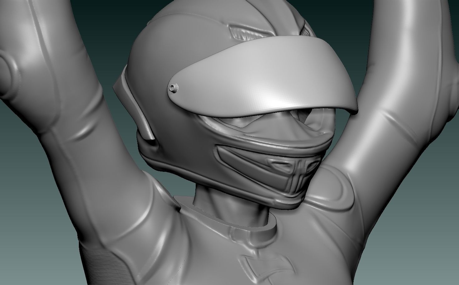 Valentino Rossi Champion 3D print model_24