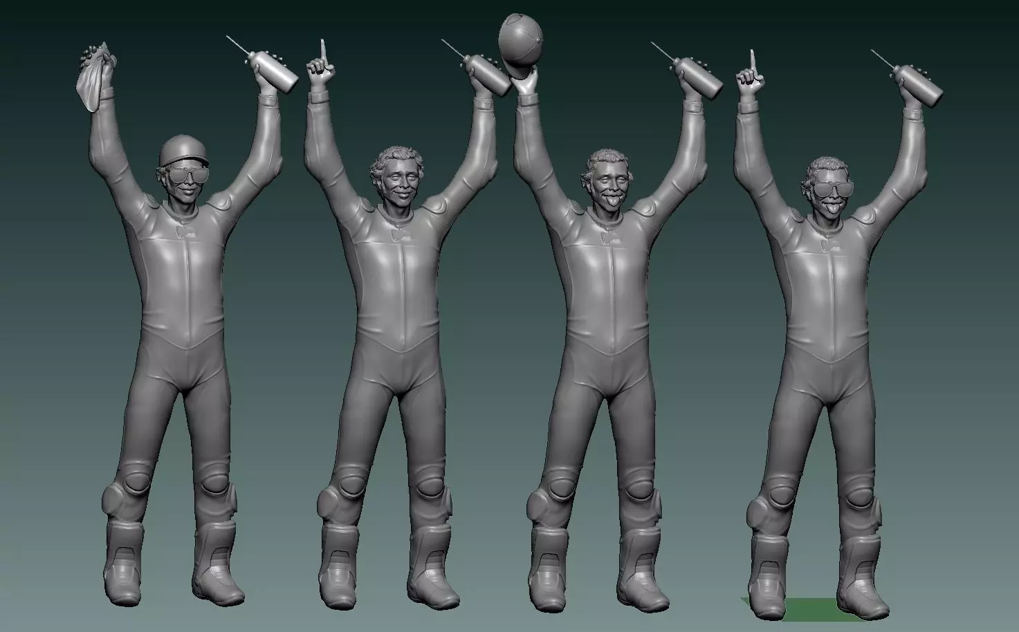 Valentino Rossi Champion 3D print model_0