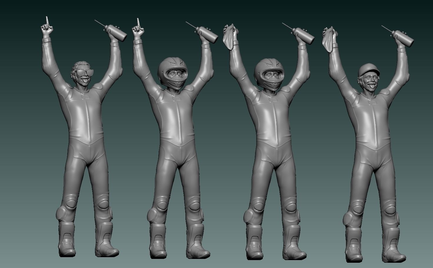 Valentino Rossi Champion 3D print model_1