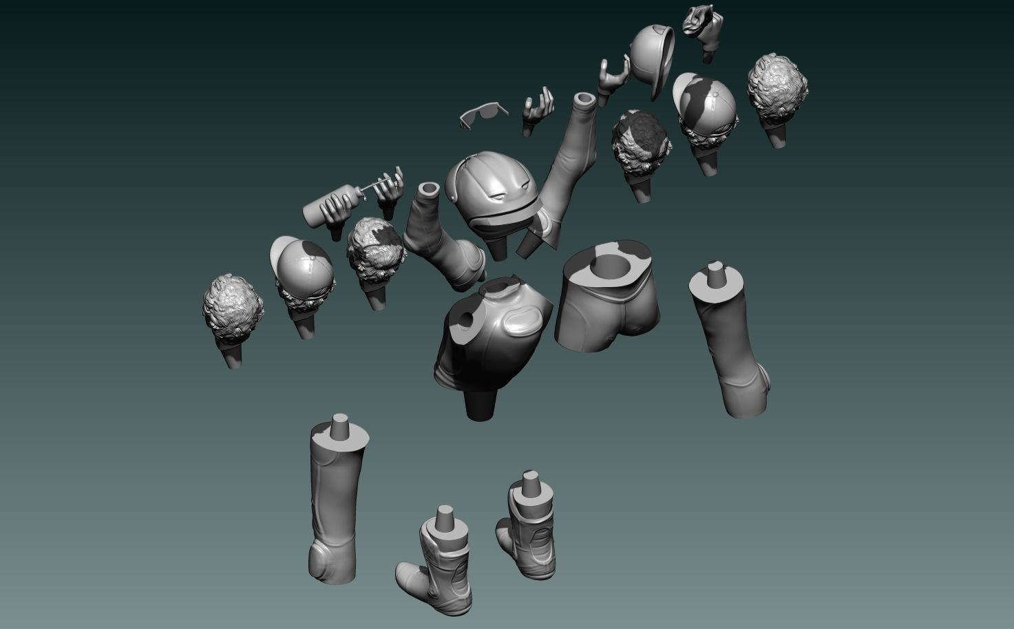 Valentino Rossi Champion 3D print model_11