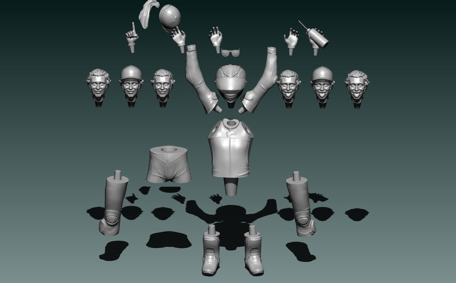 Valentino Rossi Champion 3D print model_7