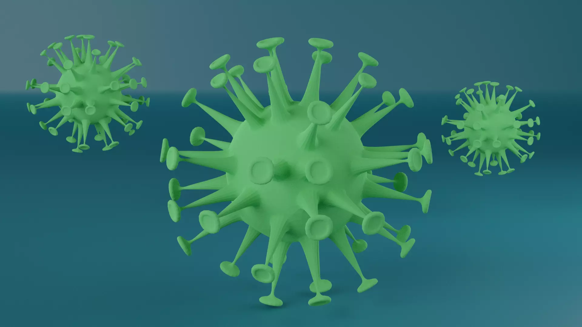 Coronavirus Low-poly 3D model