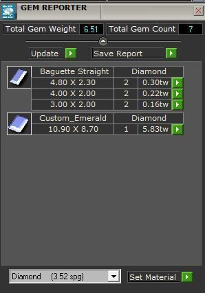 Green Square ring 2857 3D print model 3D print model_8
