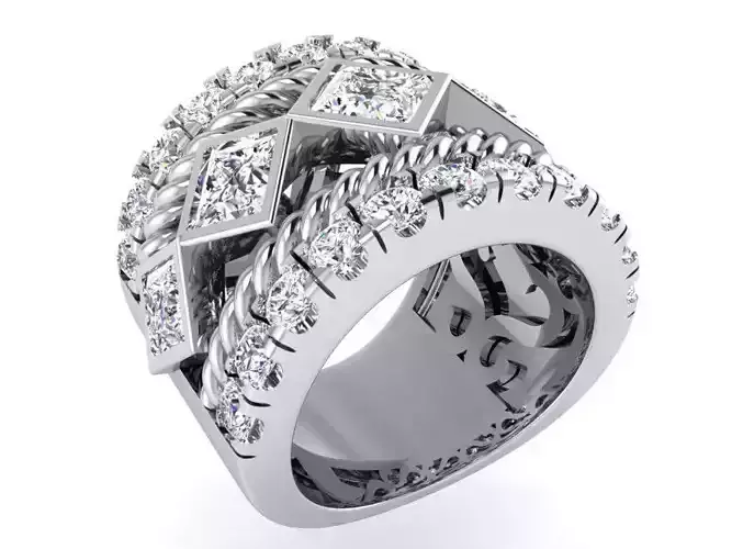 Thick bright ring 2859 3D print model