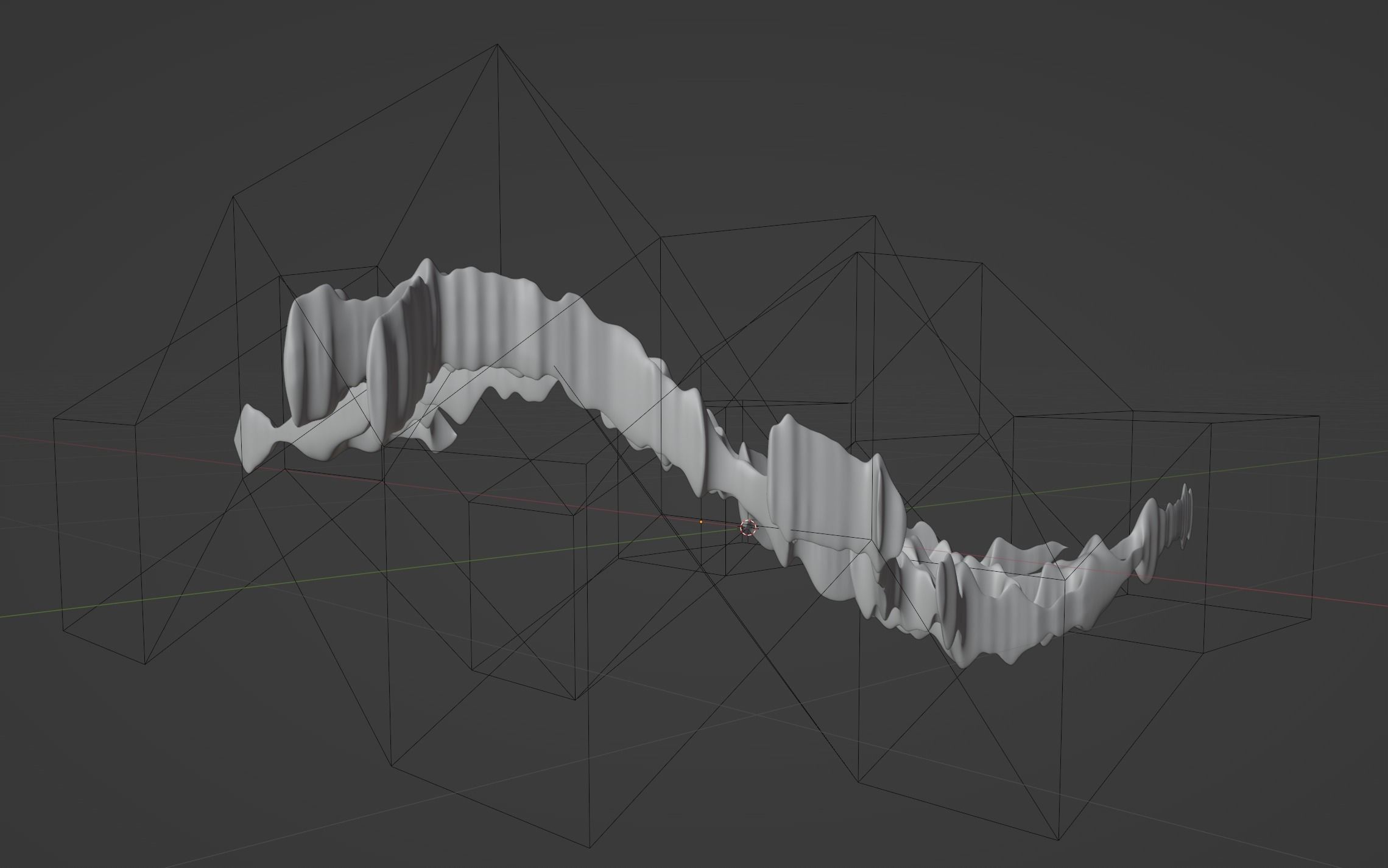 Tribal chrome type goth y2k abstract Low-poly 3D model_8