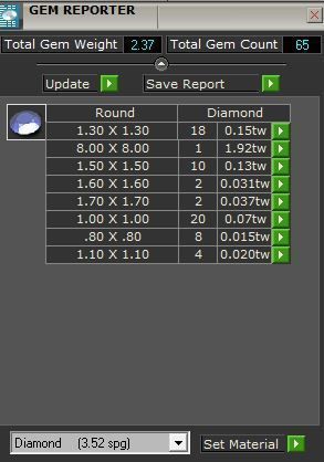 Modest diamond ring 2860 3D print model 3D print model_8